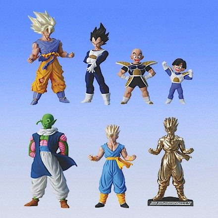 DBZ Gashapon Part 23 Set de 7